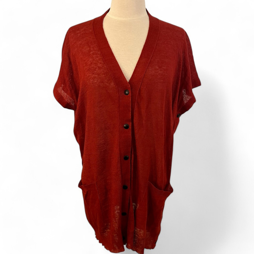 Women's Jean Paul Gaultier Cardigan Size M Red